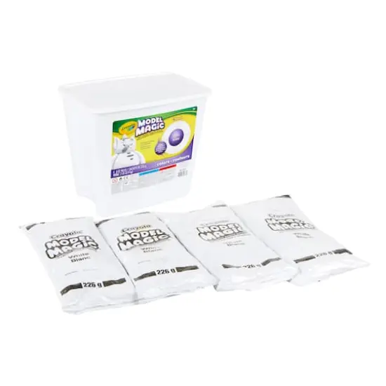Crayola Model Magic Assorted 2lb. Bucket White {4}