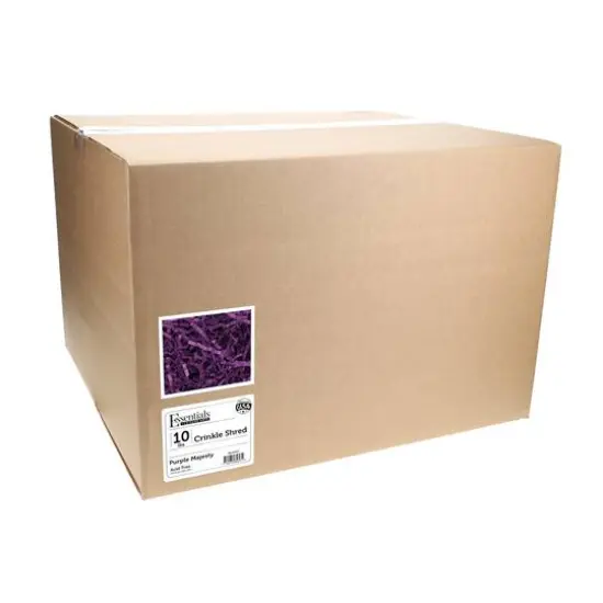 Essentials by Leisure Arts Crinkle Shred Box, 10lb. Purple Majesty {4}