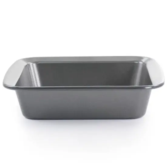 Gibson Baker's Friend 7.5" Nonstick Square Steel Bake Pan {5}