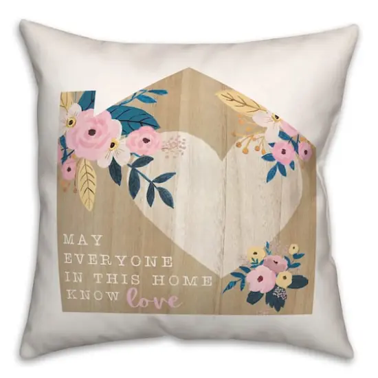 Love in this Home 18" x 18" Indoor / Outdoor Pillow {1}
