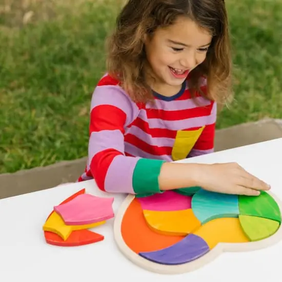 The Freckled Frog Heart Full of Colors Puzzle {5}