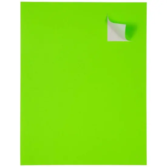 JAM Paper 2" x 2" Square Product & Container Labels, 120ct. Neon Green {5}