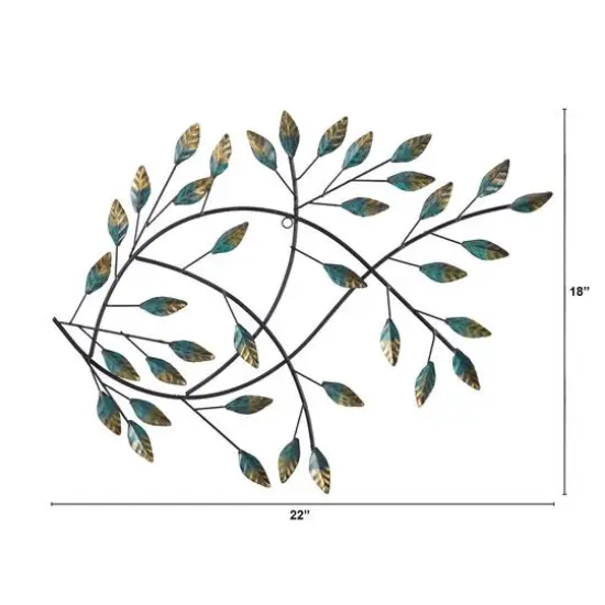 Scattered Leaves & Vine Wall D&eacute;cor {4}