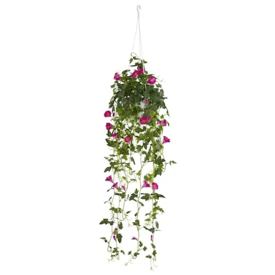 2.5ft. Purple Petunia Hanging Basket {1}
