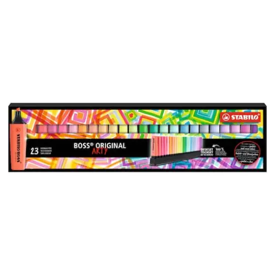 STABILO&reg; BOSS&reg; Arty 23 Color Original Highlighter Desk Set {1}