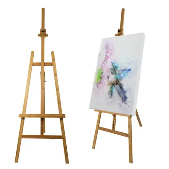 Pacific Arc A-Frame Bamboo Studio Easel {3}