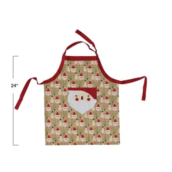 Hello Honey&reg; 24" Santa Kids Apron with Chef's Hat & Oven Mitt {5}