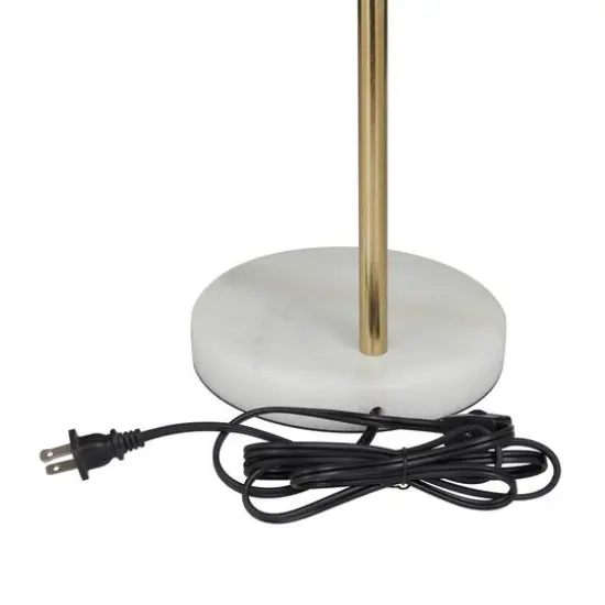 Gold Metal Industrial Table Lamp, 9" x 13" x 20" {6}