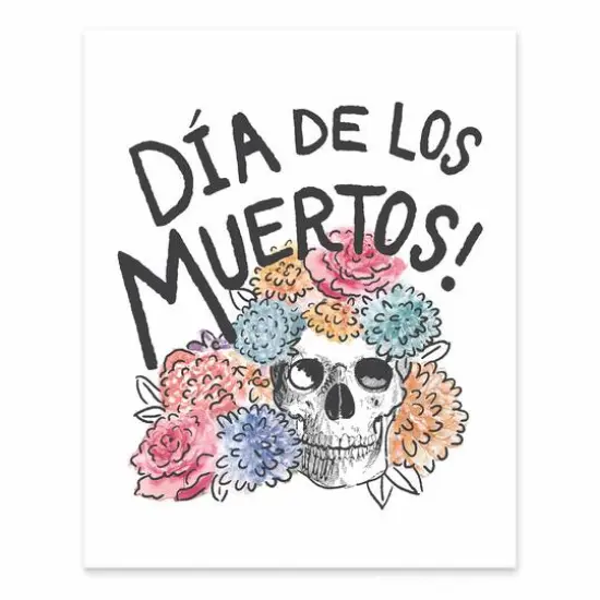 Dia De Los Muertos Tabletop Canvas {1}