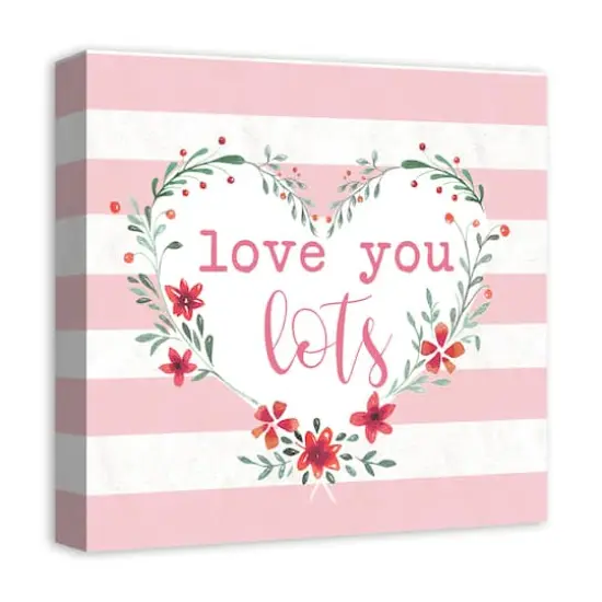 Love You Lots Canvas Wall Art {3}