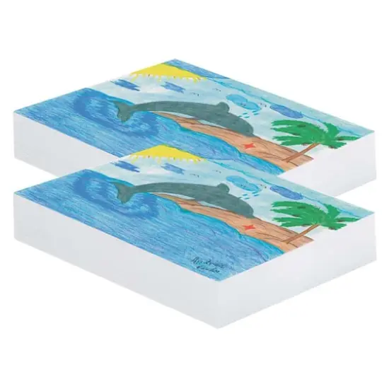 Pacon&reg; Plain White 12" x 18" Newsprint 2 Packs of 500 {1}