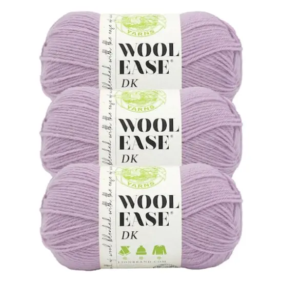 3 Pack Lion Brand&reg; Wool-Ease&reg; DK Yarn Lavender {1}
