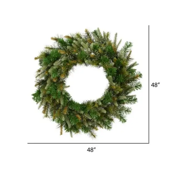 48" Cashmere Artificial Christmas Wreath {3}