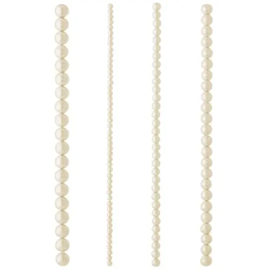 Light Pink Matte Glass Pearl Round Beads by Bead Landing&trade; {4}