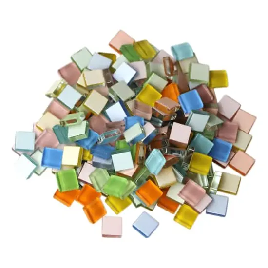 4" Pastel Rainbow Mosaic Vase Kit by Make Market&reg; {4}