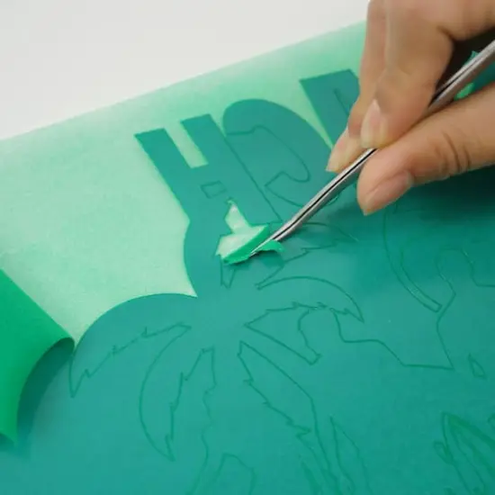 Flocked Heat Transfer Vinyl by Make Market&reg; Green {5}