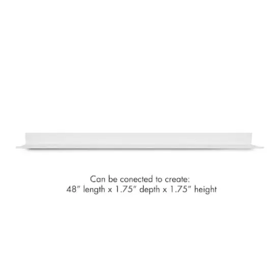 HangZ&trade; White 24" No Stud Photo Ledge, 2ct. {7}