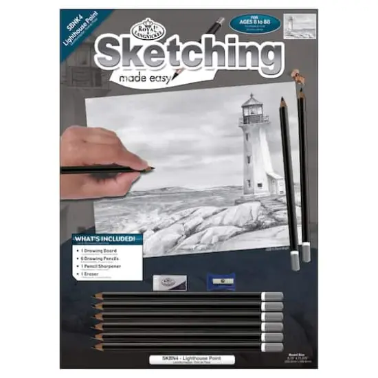 Royal & Langnickel&reg; Sketching Made Easy&trade; Lighthouse Point Kit {1}