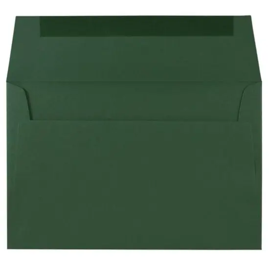 JAM Paper A9 Dark Green Premium Invitation Envelopes {3}