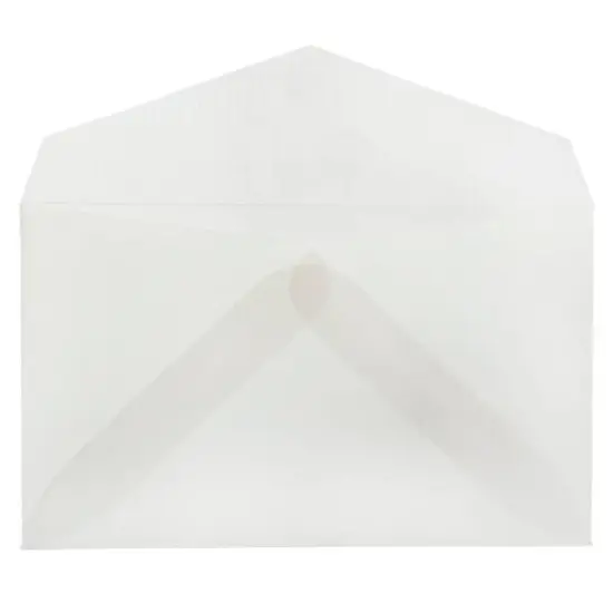 JAM Paper 2Pay Clear Translucent Vellum Envelopes, 100ct. {3}