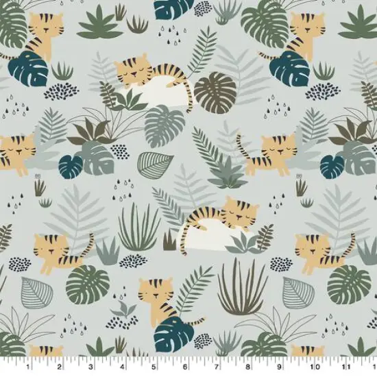 Springs Creative Stay Wild Walk in the Jungle Cotton Fabric {1}