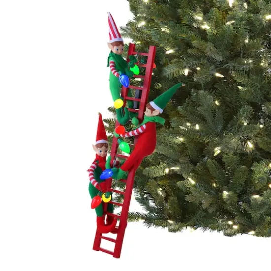 27.5" LED Elves Tree Trimmer {5}