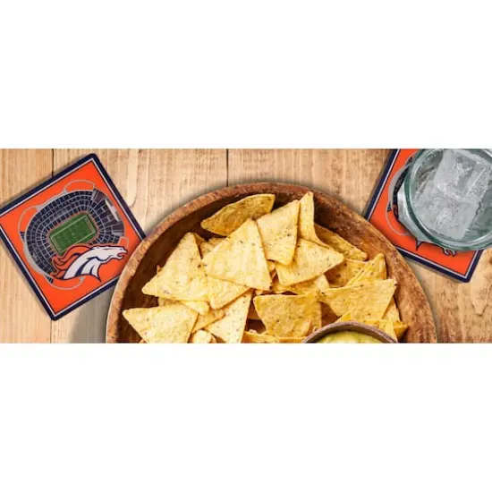 3D StadiumView Coasters Denver Broncos {4}