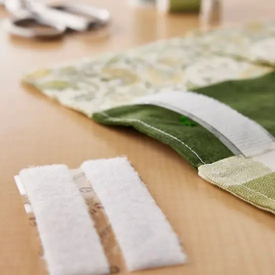 VELCRO&reg; Brand Sticky Back Strips White {3}