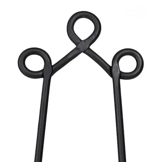 14" Black Metal Traditional Easel {7}