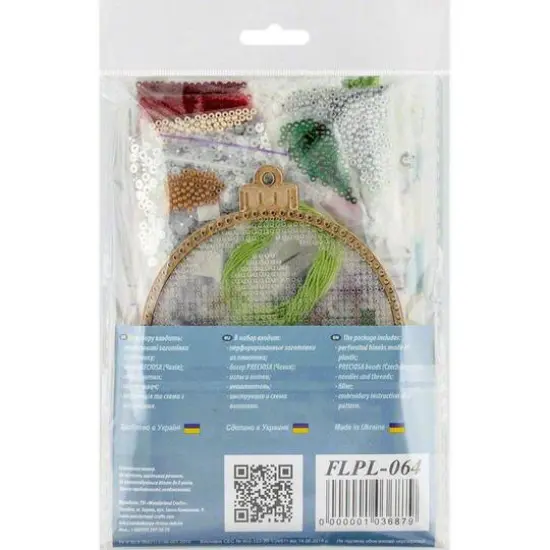 Wonderland Crafts Snowman & Santa Ball Ornament Bead Embroidery Kit {8}