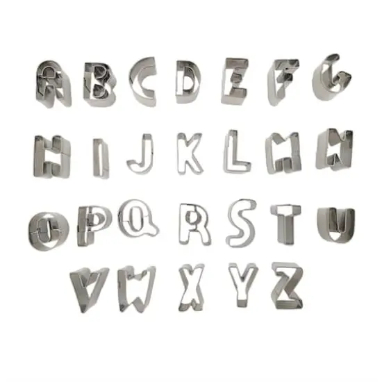 27-Piece Alphabet Fondant Cutters by Celebrate It&trade; {3}