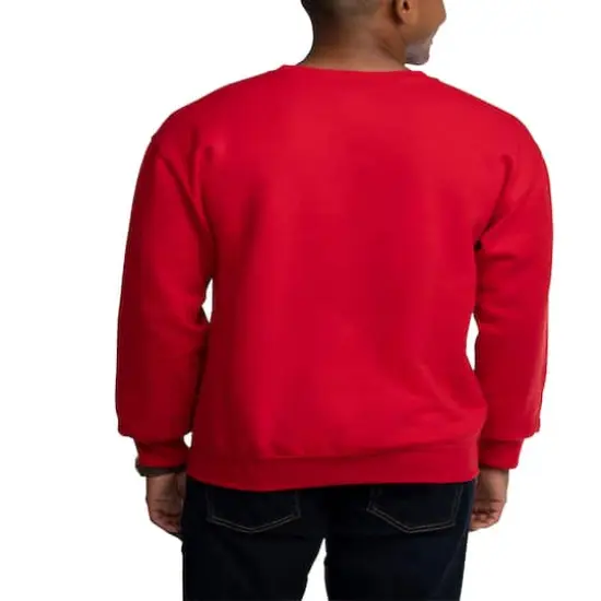 Fruit of the Loom Eversoft Fleece Crew SweatshirtRed {6}