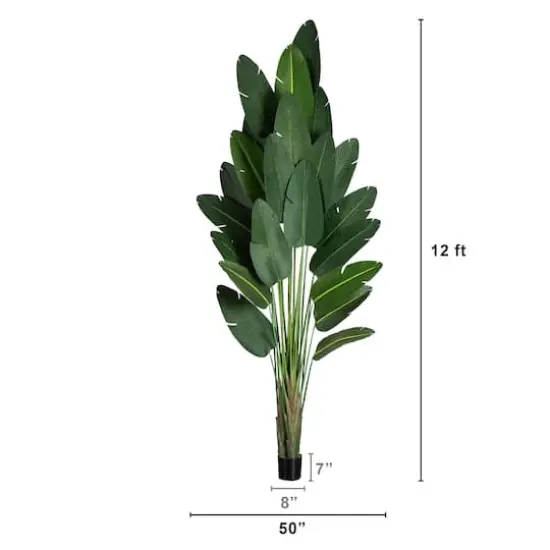 12ft. Artificial Travelers Palm Tree {3}