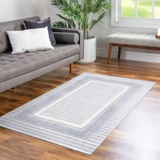 3ft. x 5ft. Blue Border Area Rug by Ashland&reg; {3}