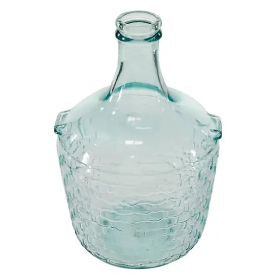 12" Clear Glass Farmhouse Vase {3}