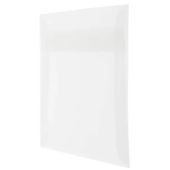 JAM Paper 5.5" x 5.5" Square Translucent Vellum Invitation Envelopes, 25ct. Clear {4}