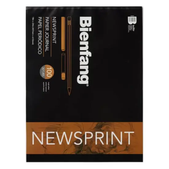 Bienfang&reg; Newsprint Paper Pad, 18" x 24" {1}