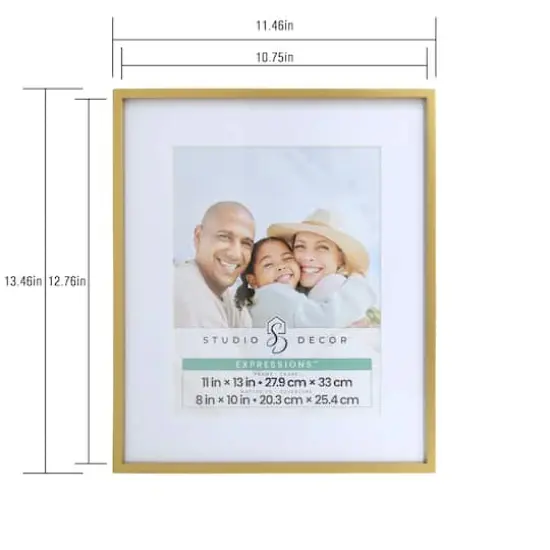 Expressions&trade; Gold Sydney Frame with Mat by Studio D&eacute;cor&reg; {6}