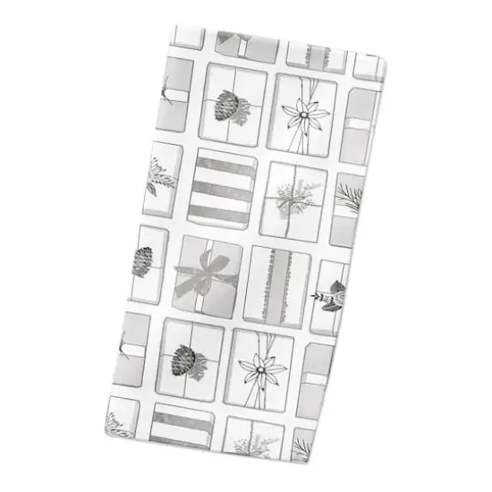 Silver Presents 10x10 Cotton Twill Napkin {3}