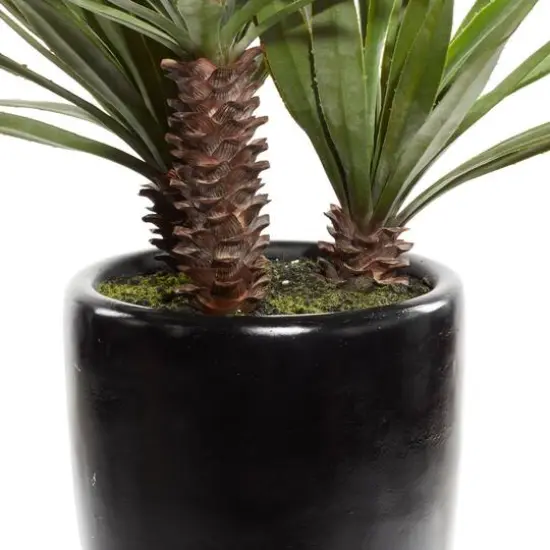 46" Black Contemporary Floral & Botanical Artificial Foliage {6}