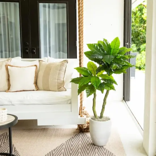 4ft. UV Resistant Artificial Bird Nest Fern Tree (Indoor/Outdoor) {9}