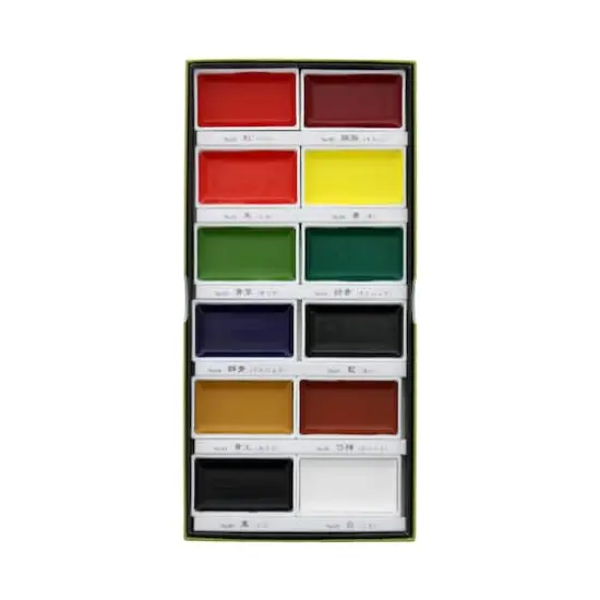 Kuretake GANSAI TAMBI&trade; 12 Color Watercolor Set {2}