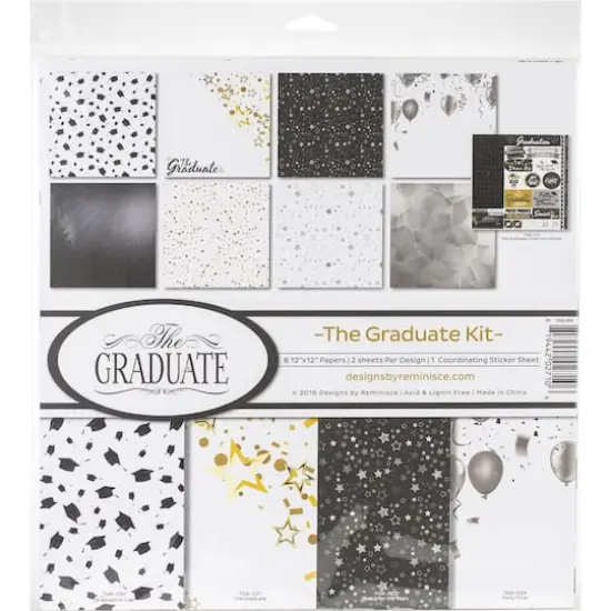 Reminisce Collection Kit 12"X12"-The Graduate {3}