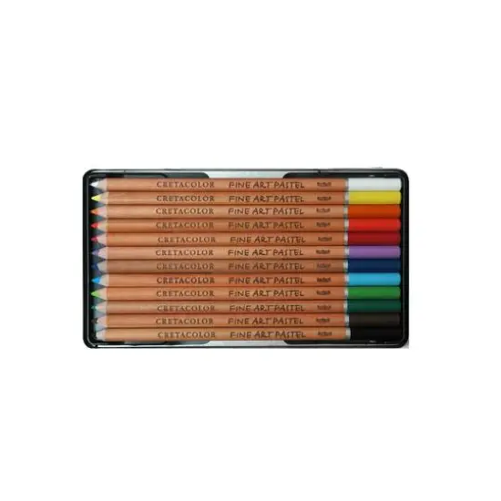 Cretacolor 12 Color Fine Art Pastel Pencil Set {3}