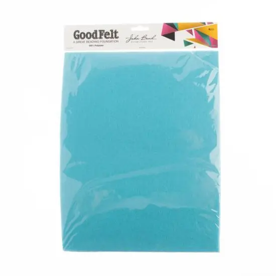 John Bead GoodFelt Beading Foundation, 8.5 x 11", 4ct. Sky Blue {4}