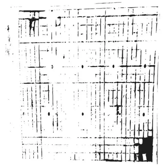 The Crafter's Workshop Sketch Grid Stencil, 6" x 6" {1}