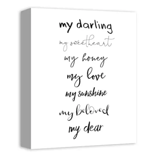 My Darling Canvas Art {3}