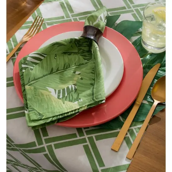 DII&reg; Banana Leaf Print Napkin, 6ct. {8}