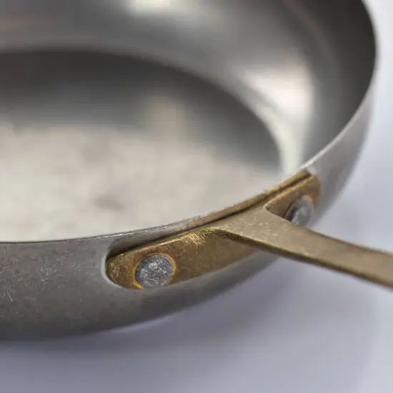 Gibson Home® Normandie 5.5'' Silver and Gold Stainless Steel Mini Frying Pan {5}