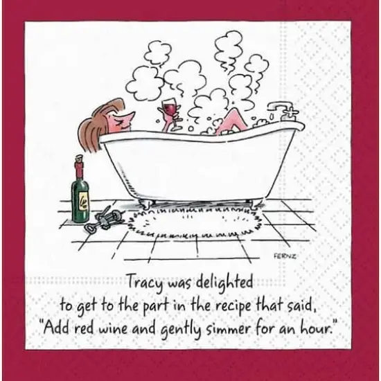 JAM Paper Tracy Was Delighted Cocktail Napkins, 40ct. {1}